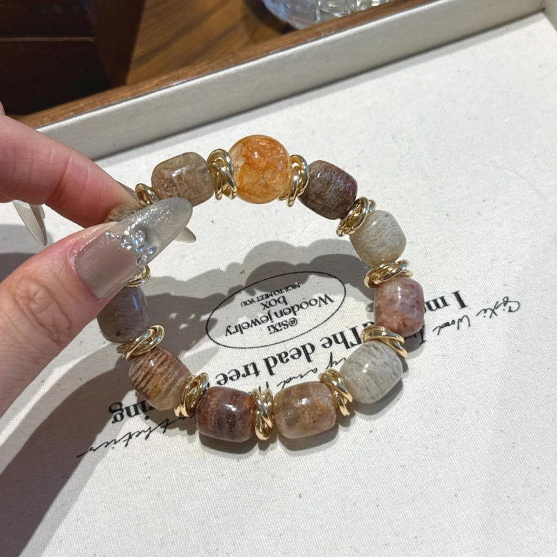 Bracelet « Muguet » en Améthyste naturelle – Sagesse ouverte, Attire les bienfaiteurs