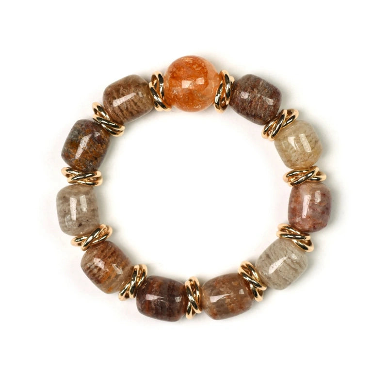 Bracelet « Muguet » en Améthyste naturelle – Sagesse ouverte, Attire les bienfaiteurs