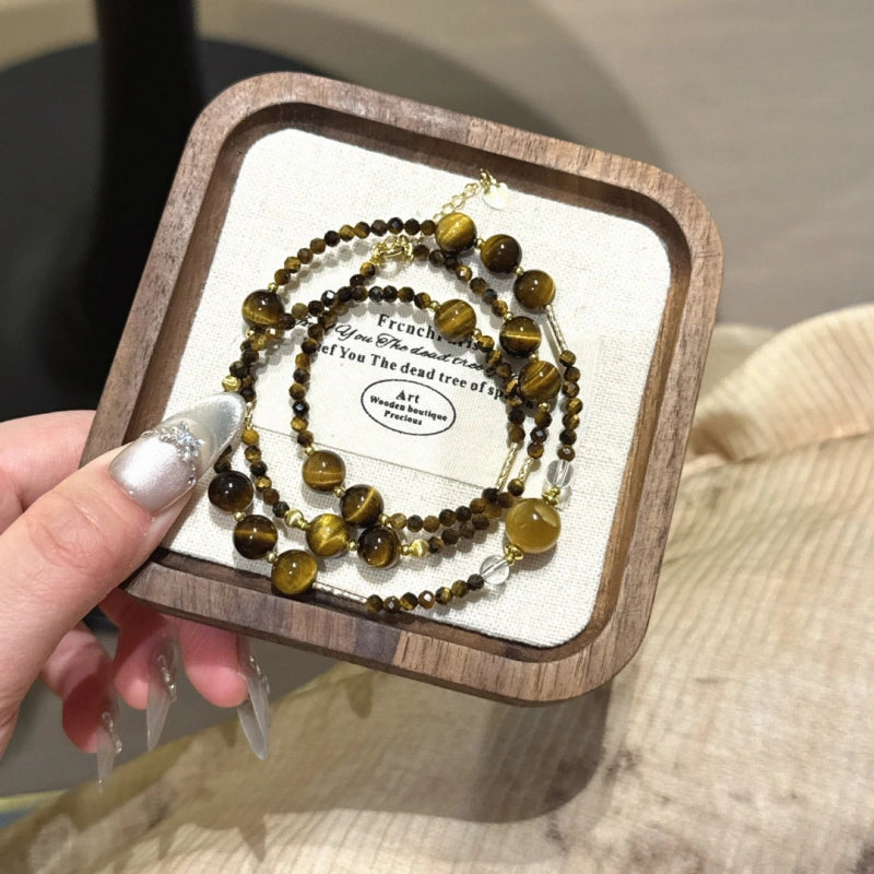 Bracelet « Muguet » en Améthyste naturelle – Sagesse ouverte, Attire les bienfaiteurs