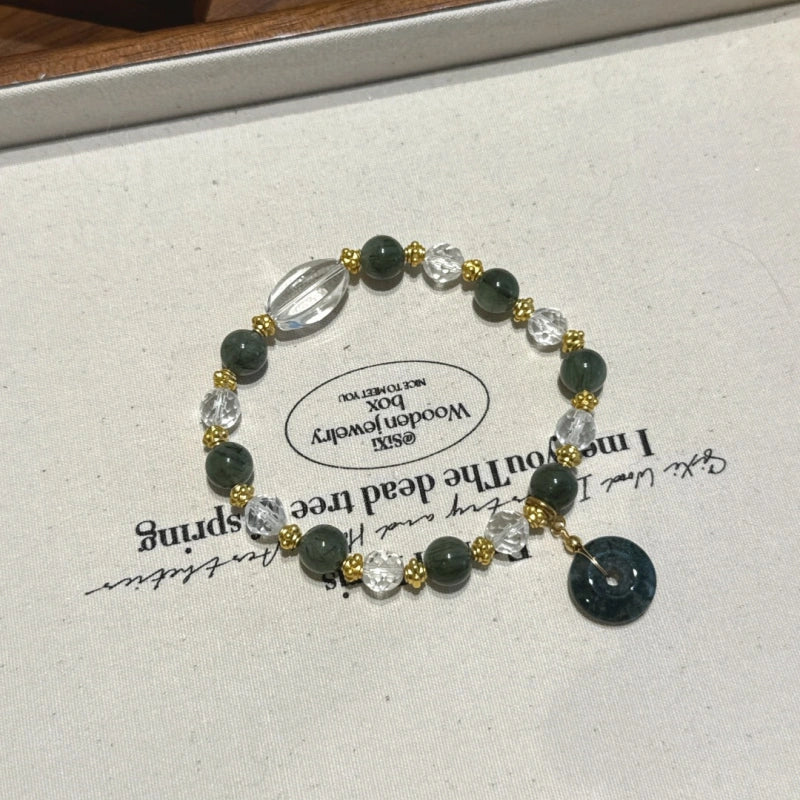 Bracelet « Muguet » en Améthyste naturelle – Sagesse ouverte, Attire les bienfaiteurs