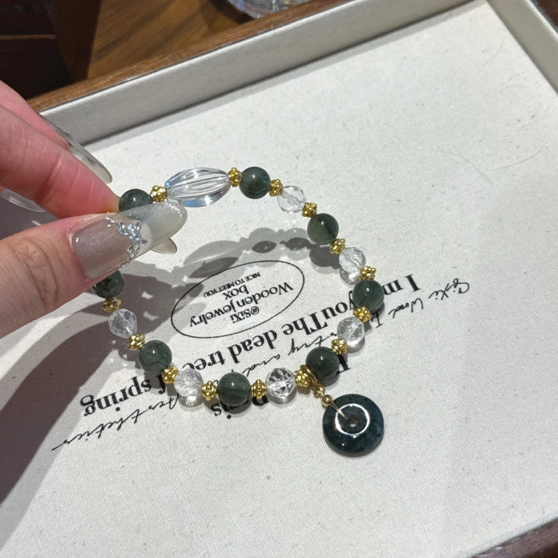 Bracelet « Muguet » en Améthyste naturelle – Sagesse ouverte, Attire les bienfaiteurs