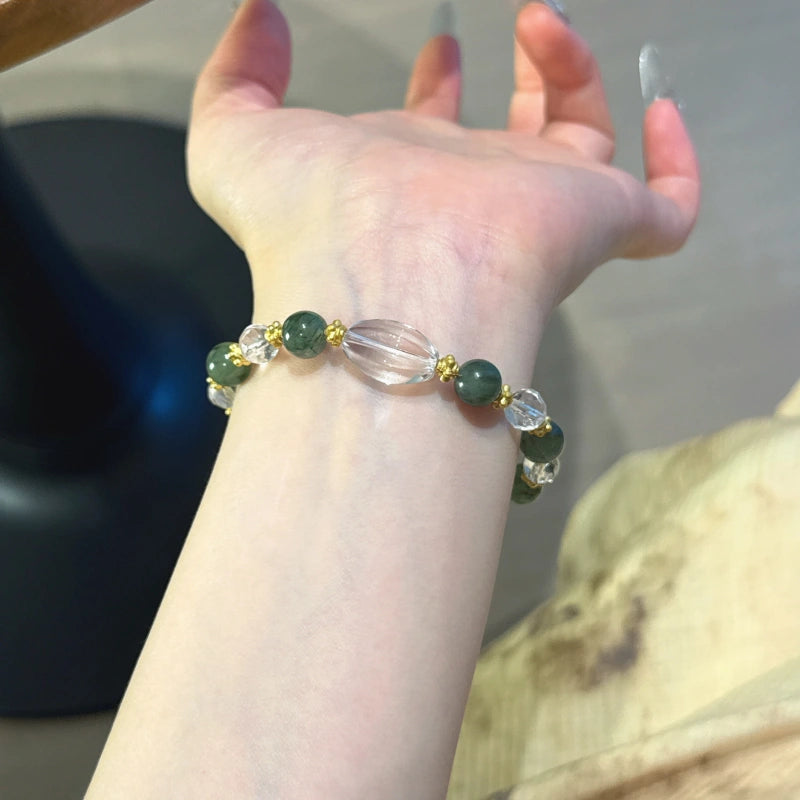 Bracelet « Muguet » en Améthyste naturelle – Sagesse ouverte, Attire les bienfaiteurs