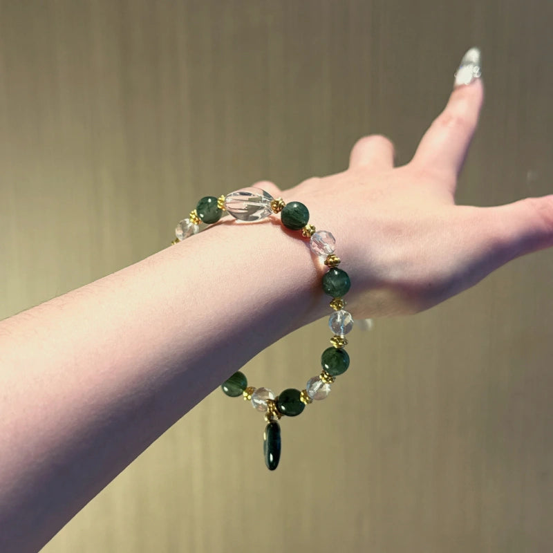 Bracelet « Muguet » en Améthyste naturelle – Sagesse ouverte, Attire les bienfaiteurs