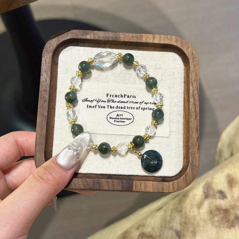 Bracelet « Muguet » en Améthyste naturelle – Sagesse ouverte, Attire les bienfaiteurs