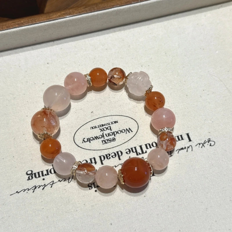Bracelet « Muguet » en Améthyste naturelle – Sagesse ouverte, Attire les bienfaiteurs