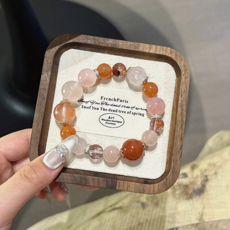 Bracelet « Muguet » en Améthyste naturelle – Sagesse ouverte, Attire les bienfaiteurs
