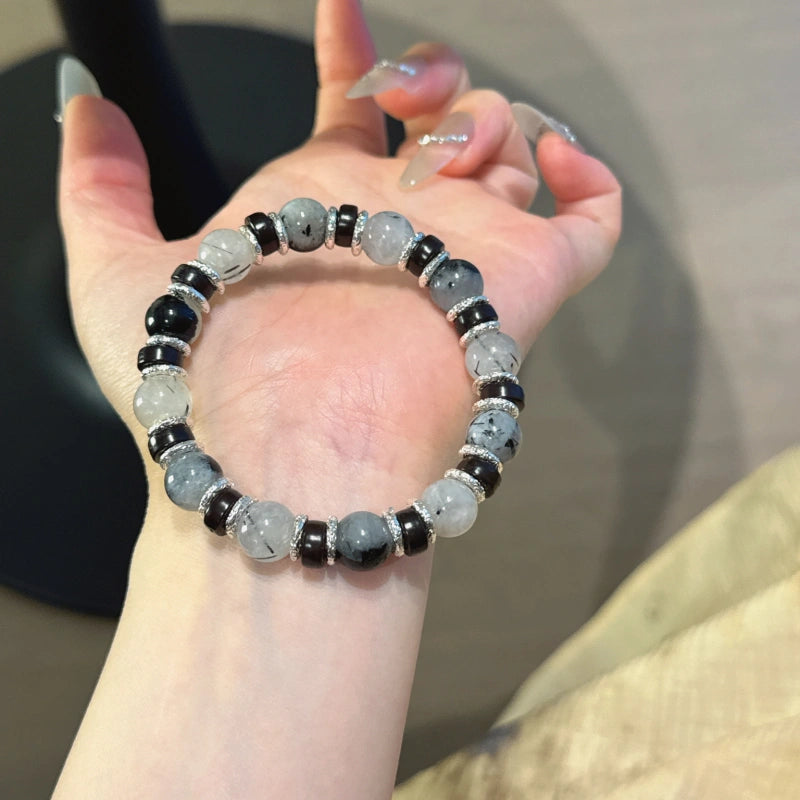 Bracelet « Muguet » en Améthyste naturelle – Sagesse ouverte, Attire les bienfaiteurs