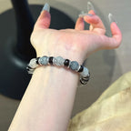 Bracelet « Muguet » en Améthyste naturelle – Sagesse ouverte, Attire les bienfaiteurs