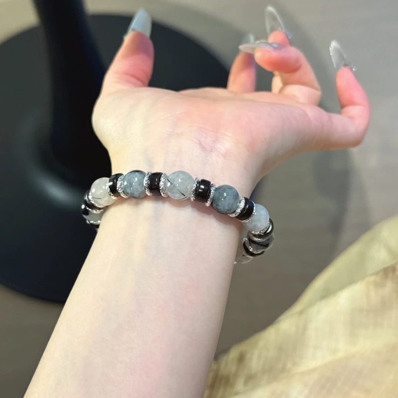 Bracelet « Muguet » en Améthyste naturelle – Sagesse ouverte, Attire les bienfaiteurs