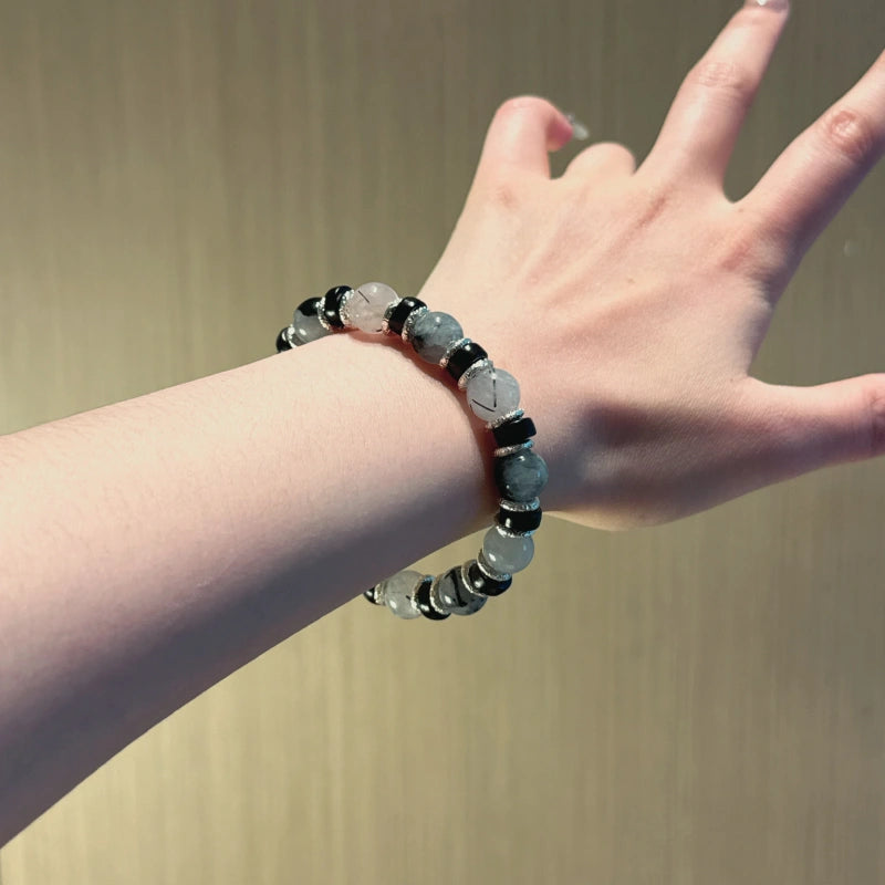 Bracelet « Muguet » en Améthyste naturelle – Sagesse ouverte, Attire les bienfaiteurs