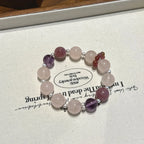 Bracelet « Muguet » en Améthyste naturelle – Sagesse ouverte, Attire les bienfaiteurs