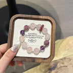 Bracelet « Muguet » en Améthyste naturelle – Sagesse ouverte, Attire les bienfaiteurs