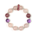 Bracelet « Muguet » en Améthyste naturelle – Sagesse ouverte, Attire les bienfaiteurs
