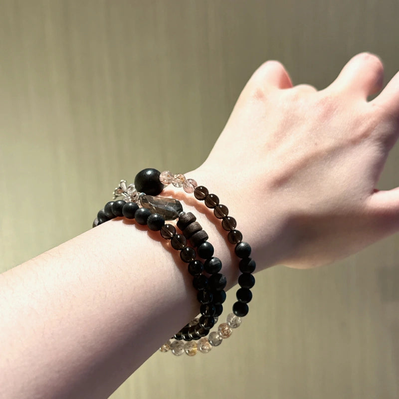 Bracelet « Muguet » en Améthyste naturelle – Sagesse ouverte, Attire les bienfaiteurs