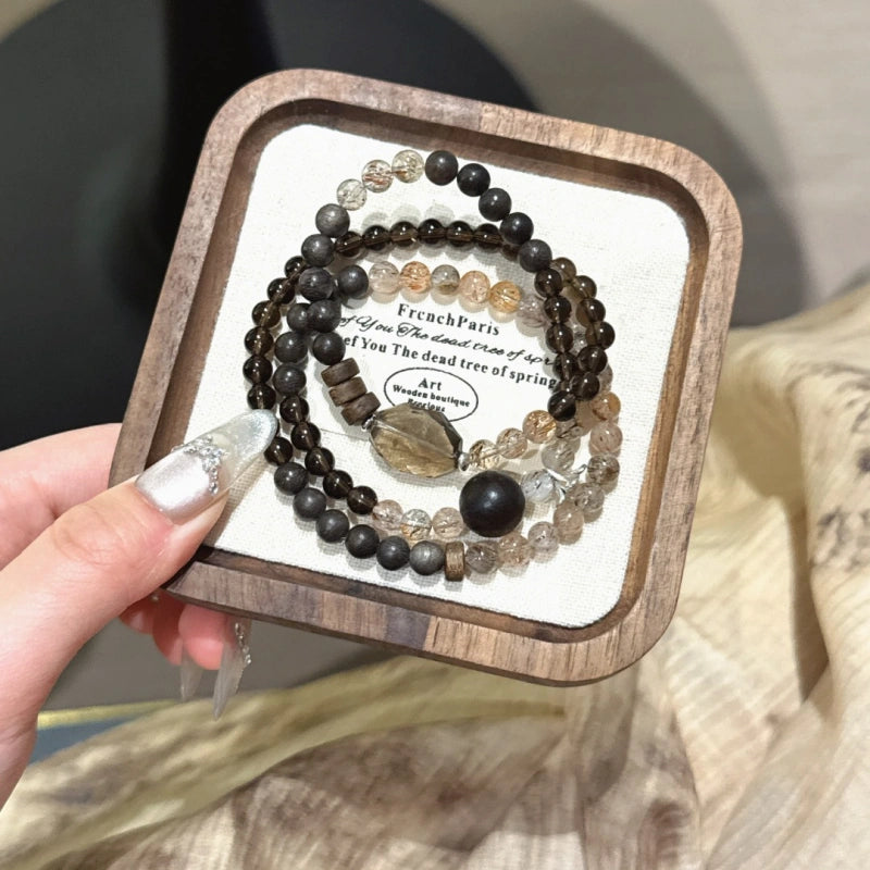Bracelet « Muguet » en Améthyste naturelle – Sagesse ouverte, Attire les bienfaiteurs