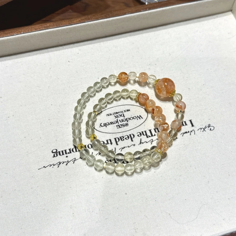 Bracelet « Muguet » en Améthyste naturelle – Sagesse ouverte, Attire les bienfaiteurs