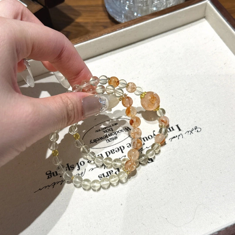 Bracelet « Muguet » en Améthyste naturelle – Sagesse ouverte, Attire les bienfaiteurs