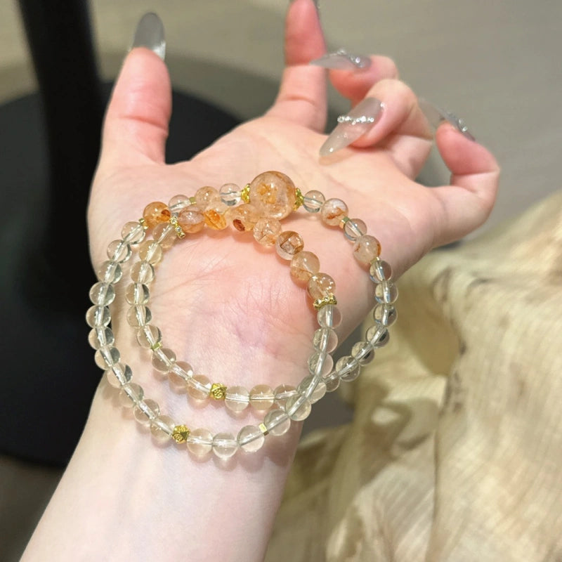 Bracelet « Muguet » en Améthyste naturelle – Sagesse ouverte, Attire les bienfaiteurs