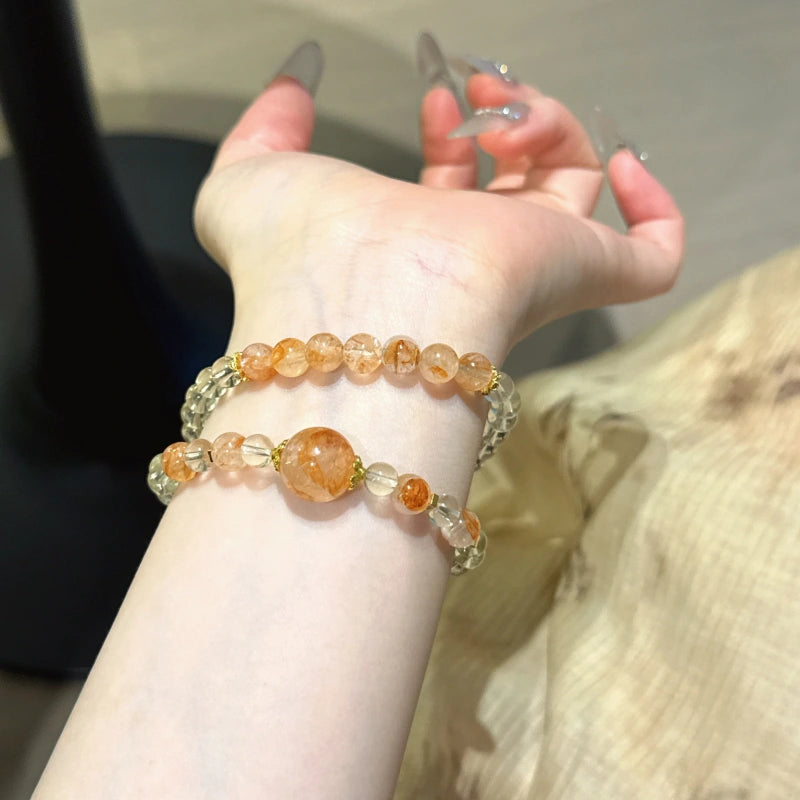 Bracelet « Muguet » en Améthyste naturelle – Sagesse ouverte, Attire les bienfaiteurs