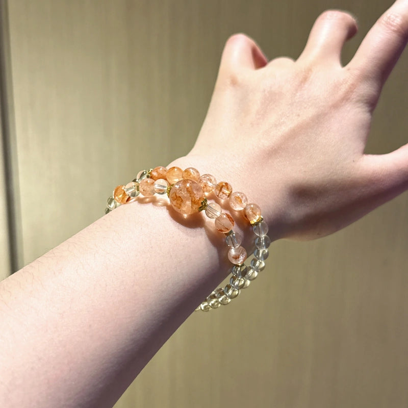 Bracelet « Muguet » en Améthyste naturelle – Sagesse ouverte, Attire les bienfaiteurs