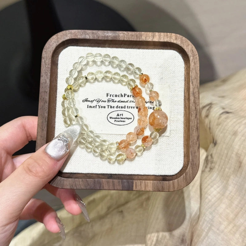 Bracelet « Muguet » en Améthyste naturelle – Sagesse ouverte, Attire les bienfaiteurs