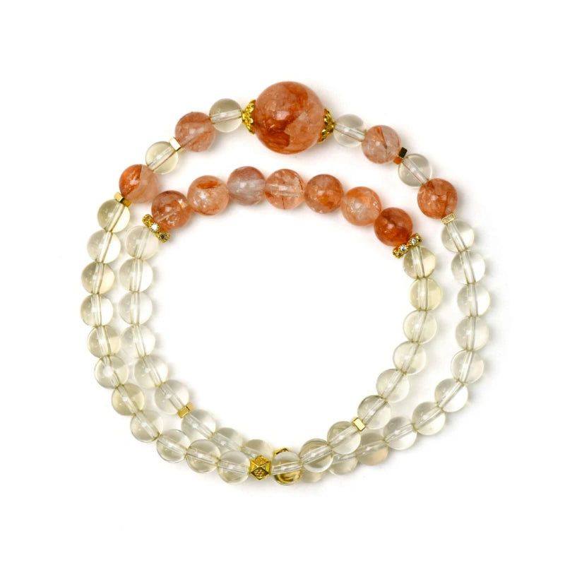 Bracelet « Muguet » en Améthyste naturelle – Sagesse ouverte, Attire les bienfaiteurs