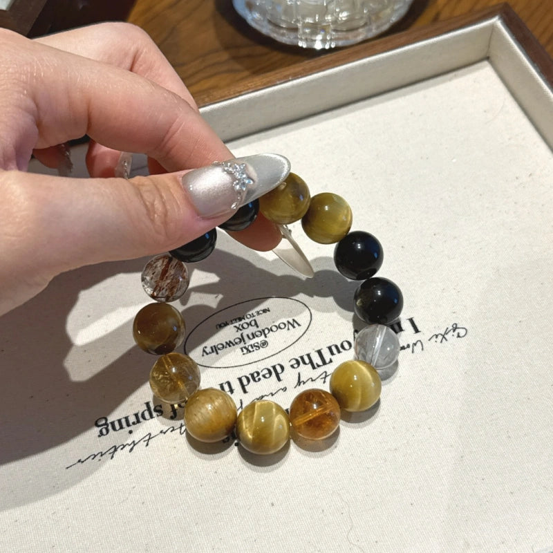 Bracelet « Muguet » en Améthyste naturelle – Sagesse ouverte, Attire les bienfaiteurs