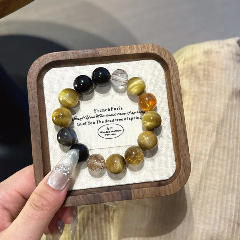 Bracelet « Muguet » en Améthyste naturelle – Sagesse ouverte, Attire les bienfaiteurs