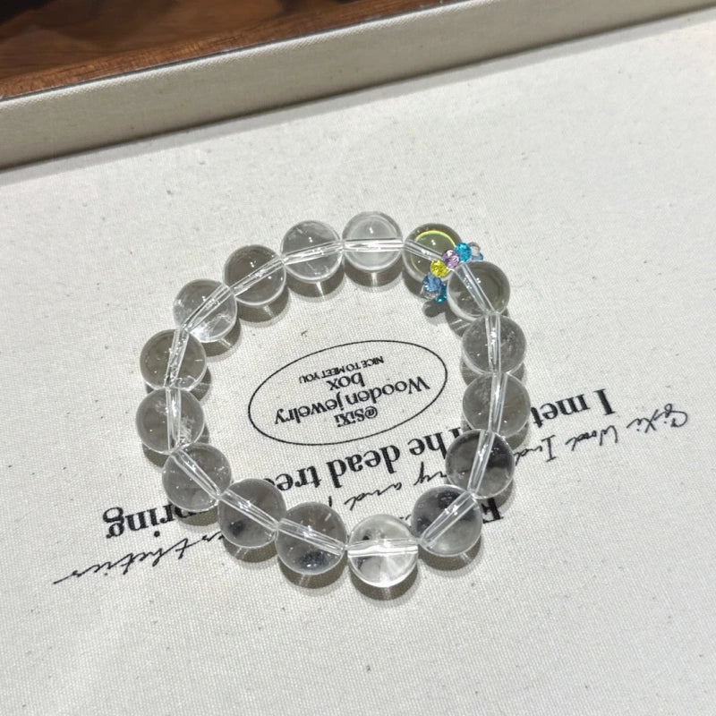 Bracelet « Muguet » en Améthyste naturelle – Sagesse ouverte, Attire les bienfaiteurs