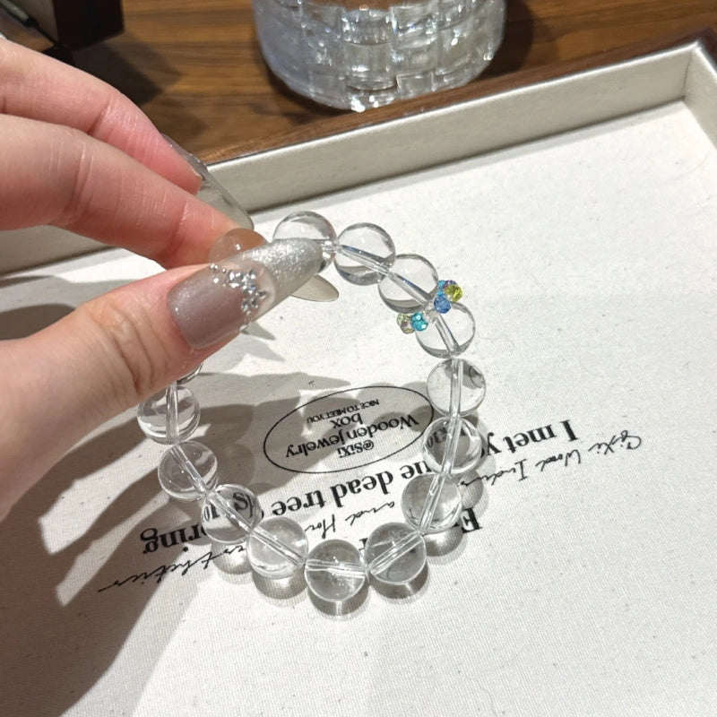Bracelet « Muguet » en Améthyste naturelle – Sagesse ouverte, Attire les bienfaiteurs