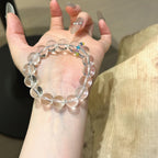 Bracelet « Muguet » en Améthyste naturelle – Sagesse ouverte, Attire les bienfaiteurs
