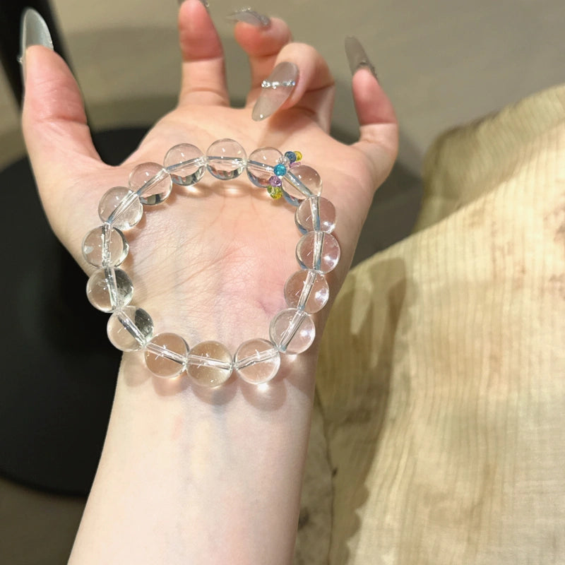 Bracelet « Muguet » en Améthyste naturelle – Sagesse ouverte, Attire les bienfaiteurs