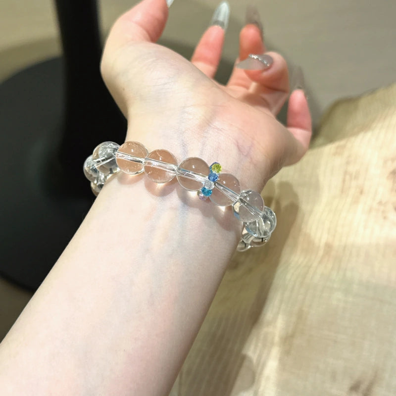 Bracelet « Muguet » en Améthyste naturelle – Sagesse ouverte, Attire les bienfaiteurs