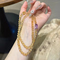 Bracelet « Muguet » en Améthyste naturelle – Sagesse ouverte, Attire les bienfaiteurs