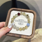 Bracelet « Muguet » en Améthyste naturelle – Sagesse ouverte, Attire les bienfaiteurs
