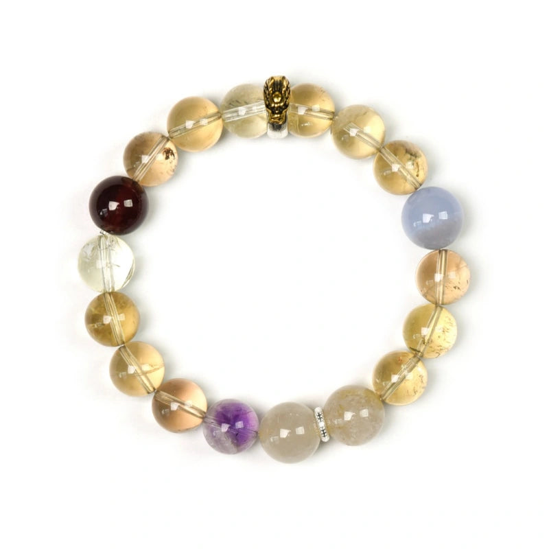 Bracelet « Muguet » en Améthyste naturelle – Sagesse ouverte, Attire les bienfaiteurs