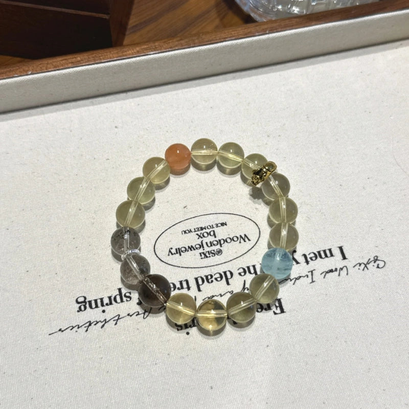 Bracelet « Muguet » en Améthyste naturelle – Sagesse ouverte, Attire les bienfaiteurs