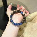 Kyanite & Agarwood Bracelet, Ideal Gift for Both Men and Women