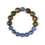 Kyanite & Agarwood Bracelet, Ideal Gift for Both Men and Women