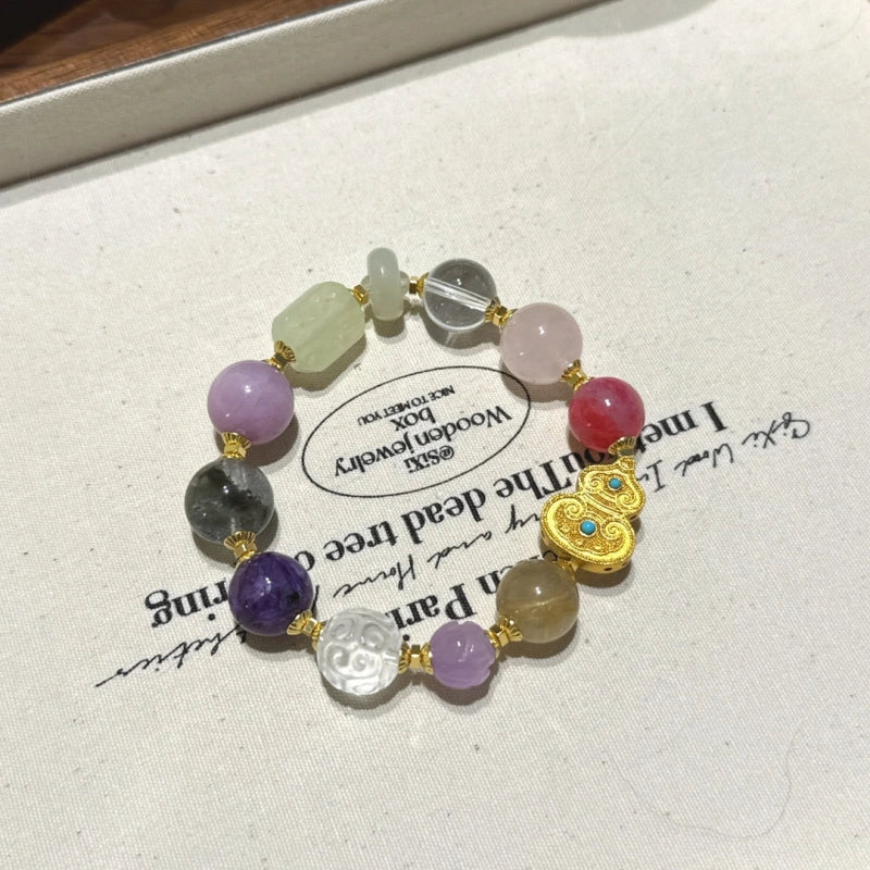 Multi‑Gemstone Colorful Bracelet - Treasure Cabinet on Your Wrist