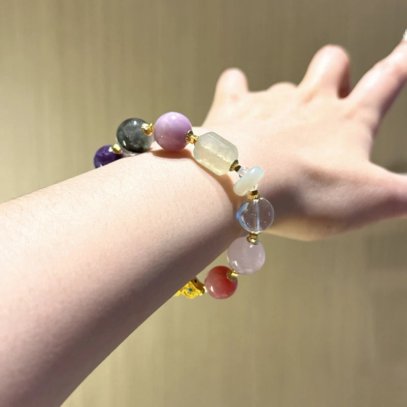 Multi‑Gemstone Colorful Bracelet - Treasure Cabinet on Your Wrist