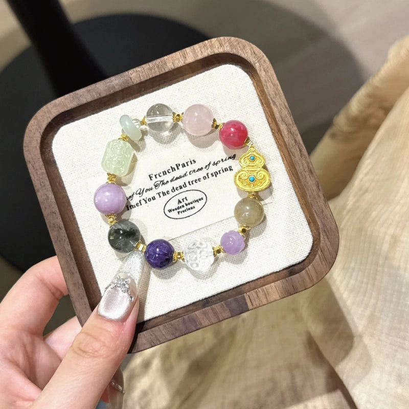 Multi‑Gemstone Colorful Bracelet - Treasure Cabinet on Your Wrist