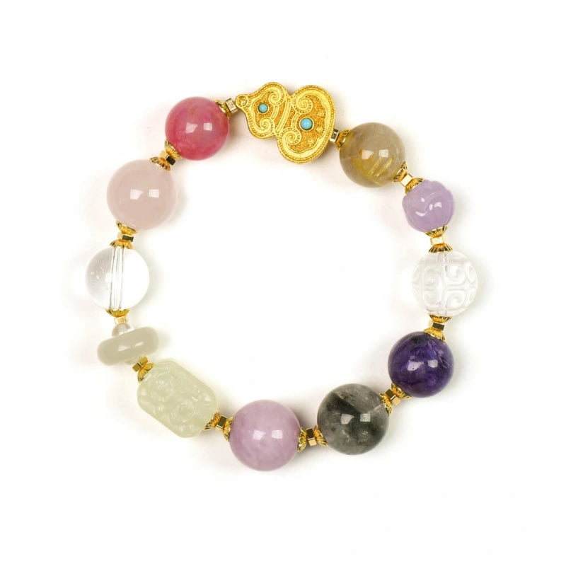 Multi‑Gemstone Colorful Bracelet - Treasure Cabinet on Your Wrist