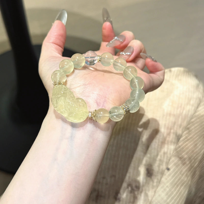 Citrine Pi‑Xiu Bracelet - Attract Abundance & Boost Prosperity