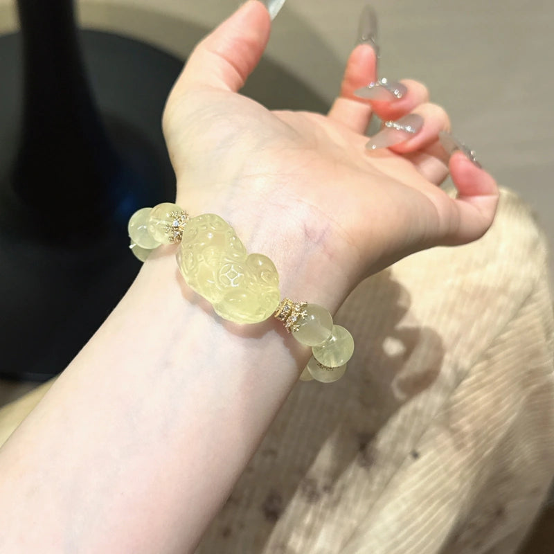 Citrine Pi‑Xiu Bracelet - Attract Abundance & Boost Prosperity