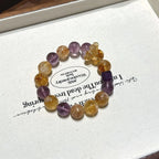 Golden‑Tiger’s Eye & Amethyst Bracelet - Build Prosperity
