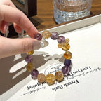 Golden‑Tiger’s Eye & Amethyst Bracelet - Build Prosperity