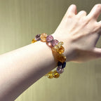 Golden‑Tiger’s Eye & Amethyst Bracelet - Build Prosperity
