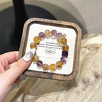 Golden‑Tiger’s Eye & Amethyst Bracelet - Build Prosperity