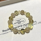 Golden Rutilated Quartz & Citrine Bracelet - Energy Surge